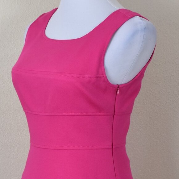Trina Turk Nikola Ponte Knit Fit and Flare Dress 4 - Picture 3 of 9
